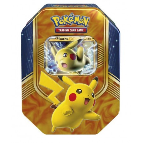 Pokémon TCG EX Pikachu Collector Tin Multicolor - Envío Gratuito