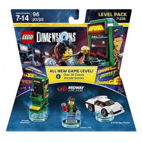 Lego Dimensions Midway Arcade Level Pack - Envío Gratuito