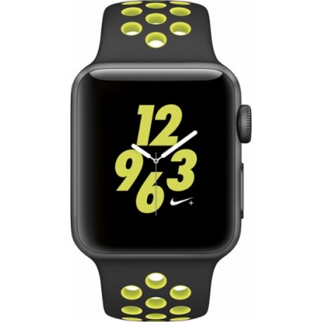 Apple Apple Watch Nike + 38mm Aluminio Banda Negra/Volt - Envío Gratuito
