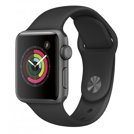 Apple Apple Watch Series 2 de 38 mm con Cuerpo de Aluminio y Correa Deportiva Negro Gris Espacial - Envío Gratuito