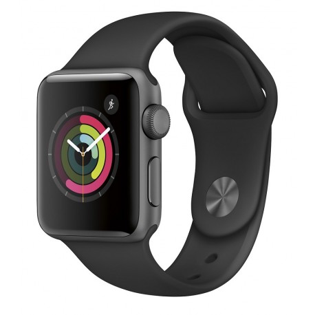 Apple Apple Watch Series 2 de 42 mm con Cuerpo de Aluminio y Correa Deportiva Negro Gris Espacial - Envío Gratuito