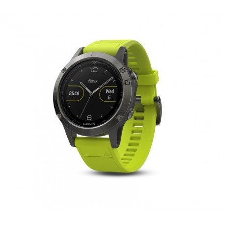 Garmin Reloj Fenix 5 Gris con Amarillo - Envío Gratuito