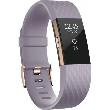 Fitbit Pulsera Charge 2 Lavanda con Rosa Chico - Envío Gratuito