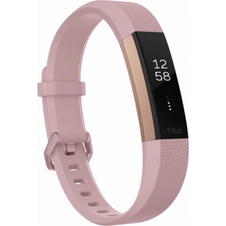 Fitbit Pulsera Alta HR Rosa / Dorado Chico - Envío Gratuito