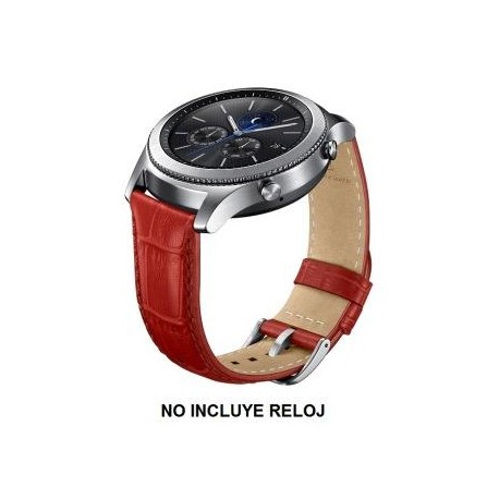 Samsung Correa Gear S3 Piel Rojo - Envío Gratuito
