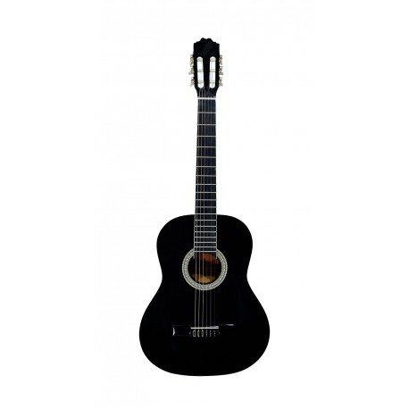 La Sevillana Guitarra clásica A-2 BK Negro - Envío Gratuito