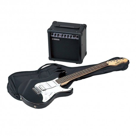 Yamaha Paquete Guitarra Eléctrica con accesorios GEG112GPIIBL Negro - Envío Gratuito