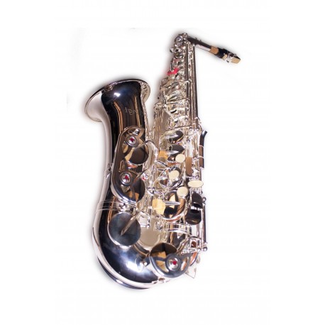 Kilngt Saxofón alto Eb Plata - Envío Gratuito