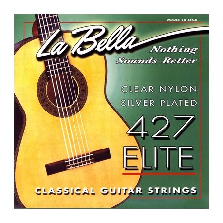 La Bella Cuerda para guitarra acústica 427 Nylon claro - Envío Gratuito