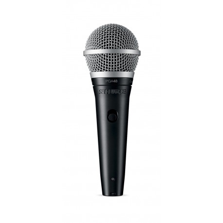 Shure Micrófono Cardioide dinámico para voces PGA48-QTR Negro - Envío Gratuito