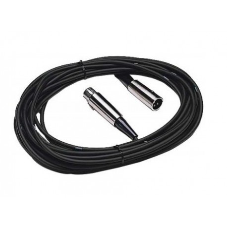 Shure Cable para micrófono XLR C25J 7.5 mts Negro - Envío Gratuito