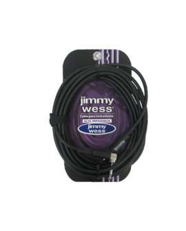 Jimmy Wess Cable Para Instrumento 6 mts Negro - Envío Gratuito