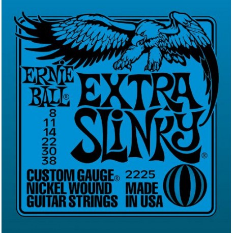Ernie Ball Cuerda para guitarra eléctrica Extra Slinky Azul - Envío Gratuito