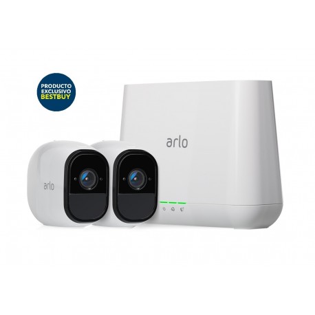 Arlo Sistema de seguridad inteligente Arlo Pro con 2 cámaras VMS4230 Blanco - Envío Gratuito