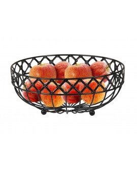 Home Basics Frutero con diseño de cuadros Bronce - Envío Gratuito