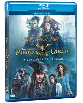 Piratas del Caribe: La Venganza de Salazar (Blu-ray/DVD) 2017 - Envío Gratuito