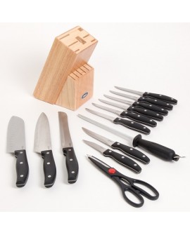 Oster Set de cuchillos 14 piezas de Madera - Envío Gratuito