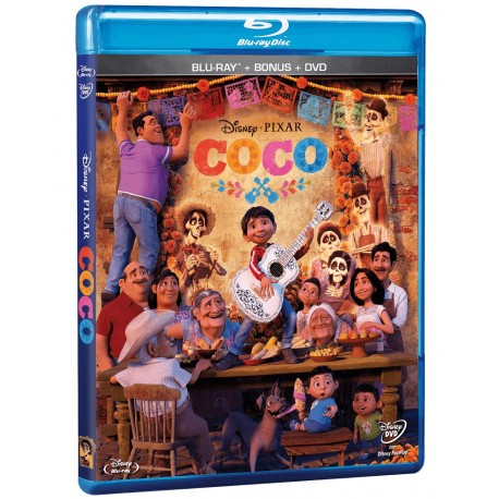 Coco (Blu-Ray/DVD) + Bonus 2017 - Envío Gratuito