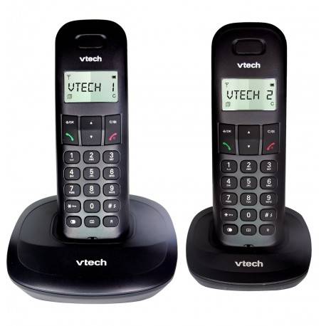 Vtech Teléfono inalambrico Duo VT600-2 Negro - Envío Gratuito